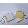 Portable Memo With Pen And Key Chain